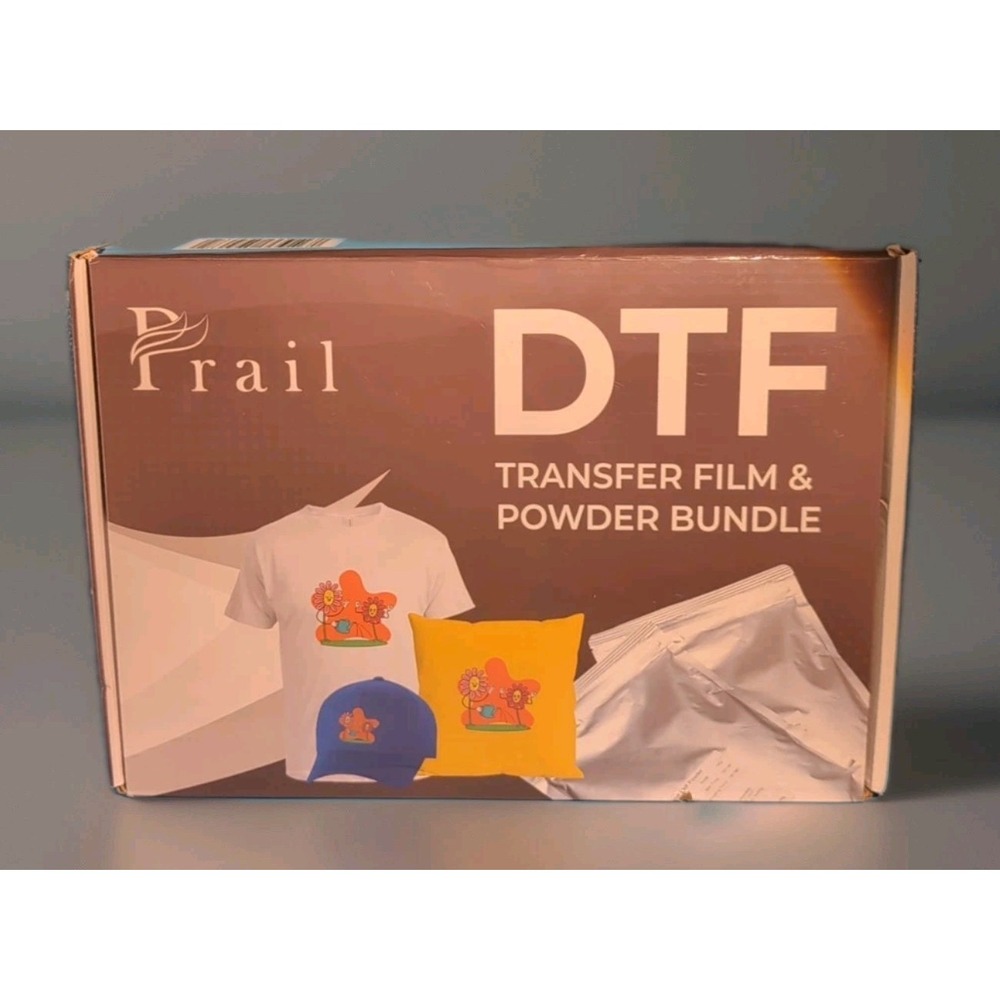 Dtf Transfer Film & Powder Bundle 30xa4 Dtf Sheets 500G Stf Powder 1 Bag